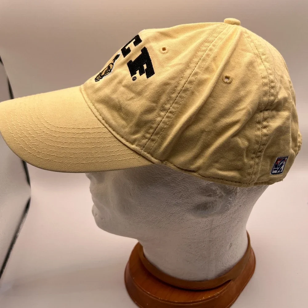 UCF Knights Baseball Cap Yellow Adjustable Hat Embroidered Mascot Logo